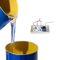 Composé de scellement électrique RTV2, silicone liquide pour substrat de PCB, module électronique, gel de silicone uréthane 1:1, gris/blanc, isolation