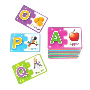 Jouets éducatifs personnalisés pour enfants : Cartes <span class=keywords><strong>de</strong></span> puzzle, apprentissage des lettres, puzzles, cartes flash/cartes cognitives, jeux <span class=keywords><strong>de</strong></span> société - Product Image 5
