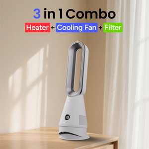 Ventilateur tour sans pales intelligent de haute qualité à télécommande, puissant, pour chambre et bureau, idéal pour l'été et la maison - Product Image 2