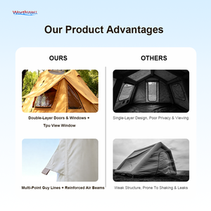 Carpa Inflable <span class=keywords><strong>de</strong></span> <span class=keywords><strong>PVC</strong></span> Resistente al Viento con Logotipo Personalizado <span class=keywords><strong>de</strong></span> Alta Calidad <span class=keywords><strong>para</strong></span> Stands <span class=keywords><strong>de</strong></span> Ferias Comerciales - Product Image 3