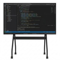 Tableau blanc interactif de haute qualité de 86 pouces, tableau intelligent 4K pour les affichages publics et les kiosques d'information interactifs