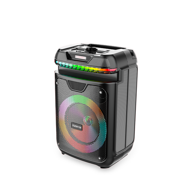 ZQS8139 8 Inch Active Led Light Wireless Bass Stage Party Remote Control Karaoke Bt Dj Subwoofer Multimedia Speaker