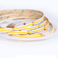 Lampu Strip LED COB 16.4FT 10mm 528chip/m Densitas Tinggi IP20 CRI 90 Tanpa Titik Fleksibel Linear Bersertifikasi UL