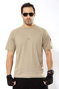 بسرعة الجافة T قميص التمويه التكتيكية الرجال كامو تي شيرت مطبوع كامو قصيرة الأكمام جولة الرقبة تي شيرت - Product Image 5