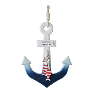 Mediterranean Anchor <b>Hook</b> 23CM <b>Wall</b> Mounted Home Decor Hanging Ornament Living Room Craft - Product Image 4