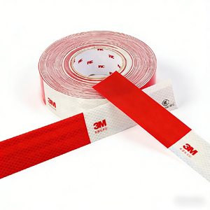 오리지널 3M 983 DOT-C2 등급 반사 시인성 테이프 (트럭 트레일러 안전 표시용) - Product Image 1