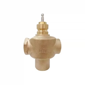 Vanne de régulation de température VVI41.50, PN16, corps en bronze, filetage interne avec actionneur SAX61.03 0-10V/4-20mA - Product Image 1