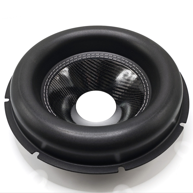 GZ1280--12inch Huge Roll Car Subwoofer Parts Strong Carbon Fiber Cone 3inch VCID