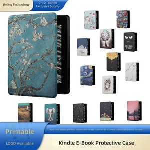 Funda Protectora para <span class=keywords><strong>Kindle</strong></span> Paperwhite 5.ª Generación (Modelo 2021, Lector Electrónico de 68 Pulgadas) con Diseño de Pintura al Óleo y Función de Activación/Suspensión - Product Image 4