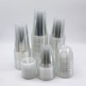 Vente en gros de couvercles pour gobelets en plastique jetables pour boissons froides au lait, au thé et au café, calibre 78, en PET - Product Image 3