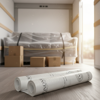 Emballage pour portes et fenêtres en tissu tissé renforcé de mousse EPE, film protecteur en aluminium, absorbant les chocs et imperméable