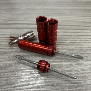 <span class=keywords><strong>Kit</strong></span> de herramientas de <span class=keywords><strong>pinchazos</strong></span> de neumáticos de bicicleta de aluminio <span class=keywords><strong>Kit</strong></span> de parche de neumáticos sin cámara <span class=keywords><strong>MTB</strong></span> y carretera - Product Image 5