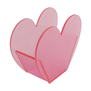 Acrylic Transparent <b>Storage</b> <b>Box</b> 5x5x9.5cm Dustproof Cosmetic Organizer Cute Desktop <b>Makeup</b> Holder - Product Image 2