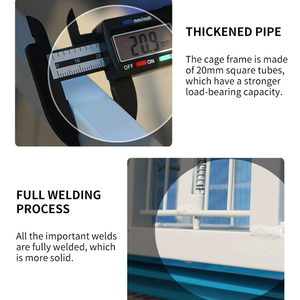 Double Extra Large <span class=keywords><strong>Transport</strong></span> Empilable Eleveur Personnalisé Grande Volière en Métal Elevage <span class=keywords><strong>de</strong></span> Volailles Perroquet Pigeon <span class=keywords><strong>Cage</strong></span> à Oiseaux à Vendre - Product Image 2