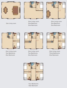 Nhà di động có thể tùy chỉnh, kích thước tùy chỉnh, màu sắc và bố trí nhà Container có thể mở rộng - Product Image 3