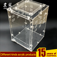 Terrariums en acrylique PMMA transparents, magnétiques, écologiques, de luxe, modernes, fabriqués sur mesure, recyclables, résistants à l'eau, avec revêtement UV anti-iris.
