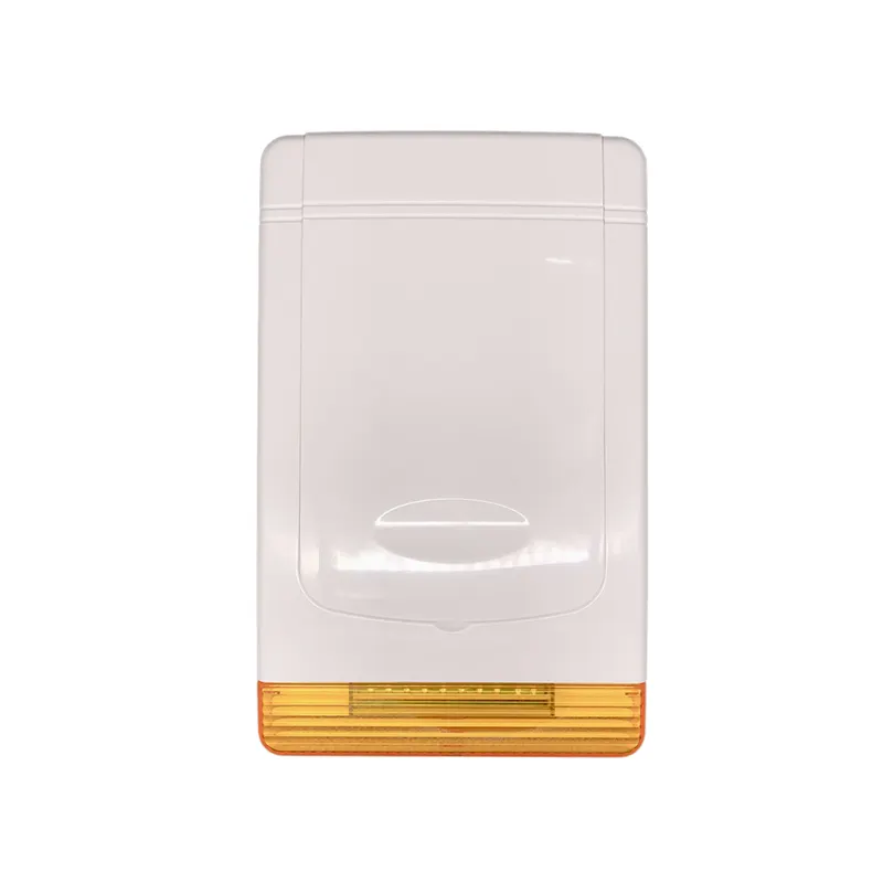 Sirene Alarm keamanan sirene Alarm strobo luar ruangan berkabel 110dB Volume tinggi anti-tamper kompatibel dengan semua sistem Alarm berkabel