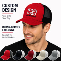 Gorra Trucker Unisex Ajustable para Adultos, Modelo 112, Formal, de Alto Rendimiento, 6 Paneles, 100% Poliéster, Lona de Rizo, con Logotipo Personalizado