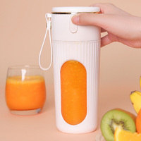 Cangkir Blender Mini Nirkabel Portabel Isi Ulang USB-C untuk Jus Buah Segar, Ideal untuk Perjalanan, Kantor & Asrama