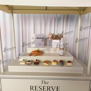 Chariot de décoration en métal personnalisé Chariot de bonbons mobile Chariot de présentation <span class=keywords><strong>des</strong></span> aliments pour <span class=keywords><strong>salle</strong></span> de réserve - Product Image 6