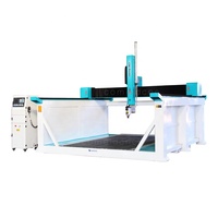 Contrôleur de Studio CNC rotatif à 2000 °, routeur 4 axes, 3000x1325mm, ATC, machine pour travailler le bois, pour la fabrication de moules de bateau