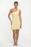 Baju Olahraga Wanita Berenda, Ketat, Yoga, Satu Bahu, Bodysuit, Rok Tenis Satu Potong, Logo Dapat Disesuaikan