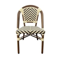 Ensembles de meubles modernes en rotin et aluminium pour l'extérieur : chaises de café et de restaurant, tables et canapés pour la vente en gros