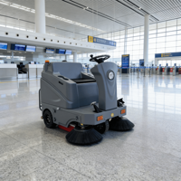 Balayeuse électrique autoportée neuve pour le nettoyage des sols, haute efficacité, largeur de nettoyage 1300 mm, 9990/h, faible coût, pour maison, ferme, rue, dépoussiérage