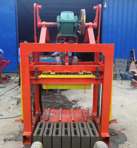 Machine manuelle de fabrication de blocs creux en ciment QT4-40 avec moules pour <span class=keywords><strong>Maurice</strong></span> - Product Image 5