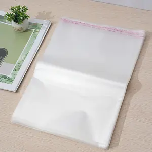 Polybags transparente para embalagem de roupas, sacola de plástico Opp personalizada 10*13 11*14 12*18 para embalagem