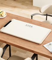 Plateau chauffant électrique pliable de grande taille, chauffe-plats rectangulaire, tapis chauffant pour table, pour buffet, cuisine, salle à manger, fête, contrôle tactile, minuterie
