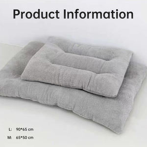 ที่นอนสัตว์เลี้ยงกำมะหยี่รูปสี่เหลี่ยมผืนผ้า  บ้านสุนัข  แผ่นรองนอนฤดูหนาว  แผ่นรองพื้นเก็บความร้อน  ขายส่ง - Product Image 2