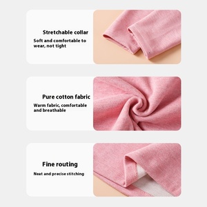 Intimo Termico Autunno Inverno per Uomo e <span class=keywords><strong>Donna</strong></span> in Lana di Pecora e Seta di Gelso, Completo Termico con Collo Piatto e Maniche Lunghe Foderato in Pile - Product Image 2