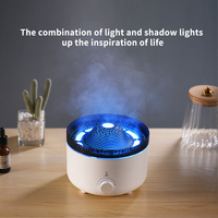Diffuseur de parfum à ultrasons avec lumière LED, grande capacité 560 ml, humidificateur et purificateur d'air portable pour la maison, alimentation Type-C