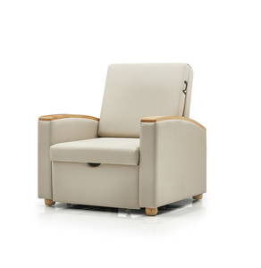 Sillón Cama Deluxe Moderno para Pacientes y Cuidadores de Hospital con Ruedas, Sofá Cama Médico - Product Image 1