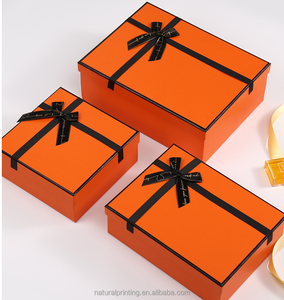 Rectangular large gift box birthday gift packing box square exquisite clothing cosmetics paper box in stock