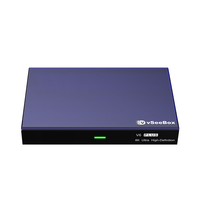 Boîtier TV Android WiFi6 8K Ultra HD VSEEBOX V6 Plus, puissant boîtier de streaming pour la vision à domicile