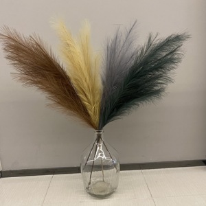 Hesper Hot Bán Sản Phẩm Lớn Nhỏ Nhỏ Hoa Cỏ Nhựa Nhân Tạo Trang Trí Pampas Màu Hồng Màu Xanh Màu Xanh Màu Đen Giả <span class=keywords><strong>Pam</strong></span> - Product Image 3