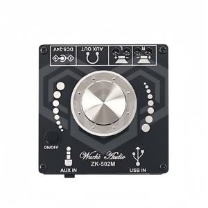 Módulo de Placa Amplificadora Digital Bluetooth 5.0 Estéreo 2.0 de 2*50W con Interfaz AUX/USB Integrada <span class=keywords><strong>ZK</strong></span>-502M - Product Image 2