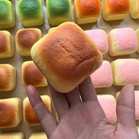Jouet anti-stress en mousse PU épaisse en forme de cube de pain, cadeau pour enfants et adultes, jouet de bureau pour améliorer l'humeur et la thérapie