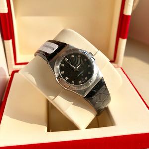 <span class=keywords><strong>Reloj</strong></span> de Lujo para <span class=keywords><strong>Hombre</strong></span> <span class=keywords><strong>Omega</strong></span>, Movimiento Mecánico de Cuarzo, Diseño de Garra, Correa de Piel de Cocodrilo, Espejo de Zafiro - Product Image 4