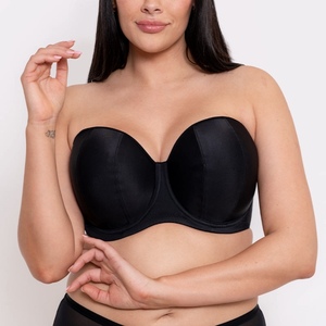 บราไร้สายแบบเต็มคัพ ไซส์พลัส คอสูง ดันทรง สวมใส่ได้ทุกวัน มีฟองน้ำเสริม ทรงเว้าสูง ผลิตจากโพลีเอสเตอร์ ไซส์ 34-42 DD E F FF G GG H HH J - Product Image 5