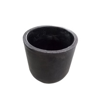 Tailles coulée industrielle fusion Graphite métaux fer argile 50kg vente carrée petit creuset en fonte pour la fusion du cuivre