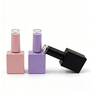 Contenants en gel sous vide en gros, flacons de vernis à ongles en verre de luxe personnalisés vides de 10 ml et 15 ml - Product Image 3