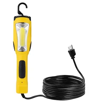 FCC Giallo luce del lavoro 125V 1300Lm con receptabcle e gancio