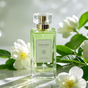 Şeffaf kare cam 50ml 100ml parfüm şişesi lüks kapak özel kapak renk lüks parfüm sprey şişeleri destekler - Product Image 6