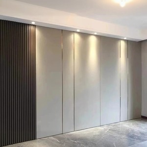 Bảng điều khiển tường tấm PVC nội thất 3D thiết kế rãnh gỗ đá đen Pet siding WPC Mô Hình Vinyl slatwall nhà hàng trang trí UV - Product Image 1