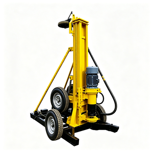 Plateforme de forage de puits d'eau légère et transportable de 150 m pour les déplacements d'ingénierie <span class=keywords><strong>inter</strong></span>-régionales - Product Image 4