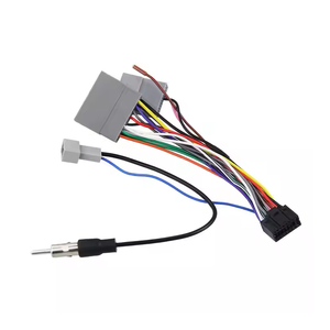 ISO立体声汽车收音机适配器连接器电缆母插头汽车立体声安卓聚四氟乙烯绝缘通用应用 - Product Image 2