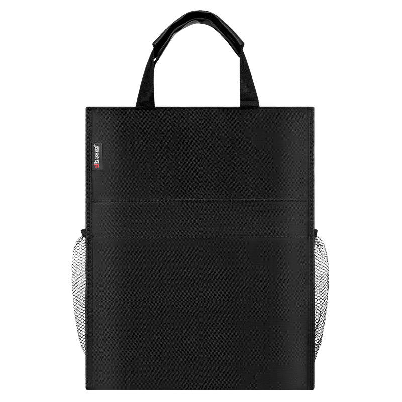 Upgraded thick large-capacity black five-layer-double net pocket